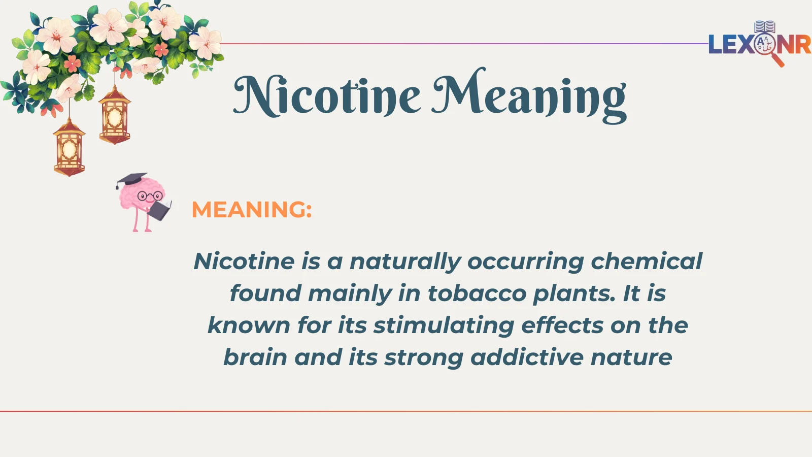 origin of word tobacco Nicotine Meaning Powerful Effects on Body and Brain