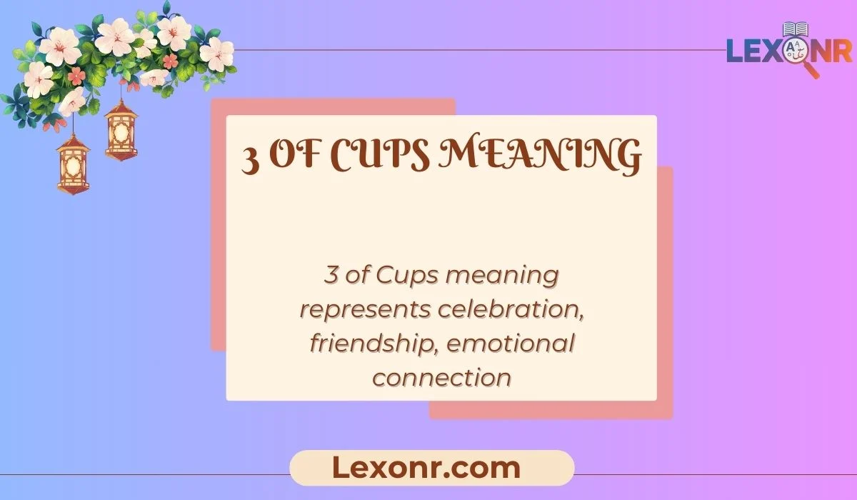 3 Of Cups Meaning