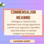 Commensalism Meaning