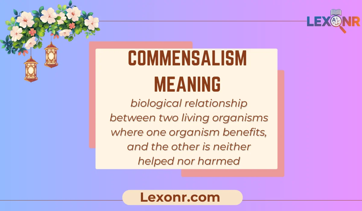 Commensalism Meaning