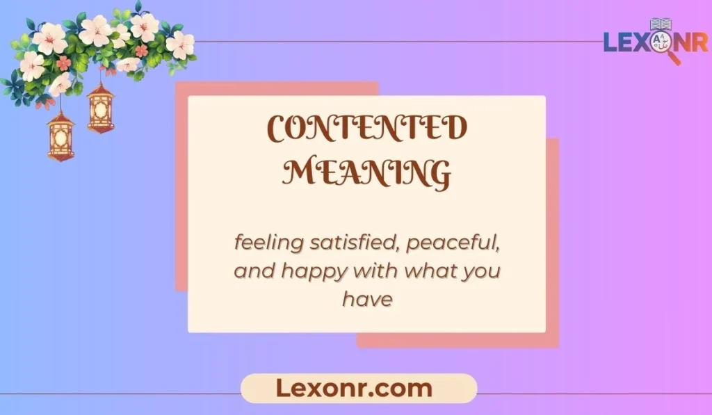 Contented Meaning
