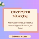 Contented Meaning