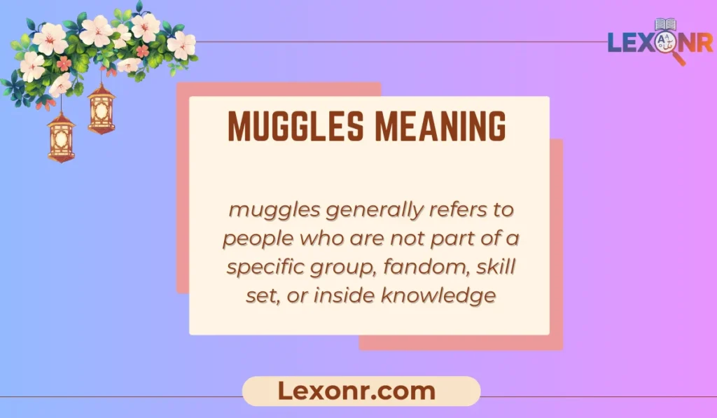 Muggles Meaning