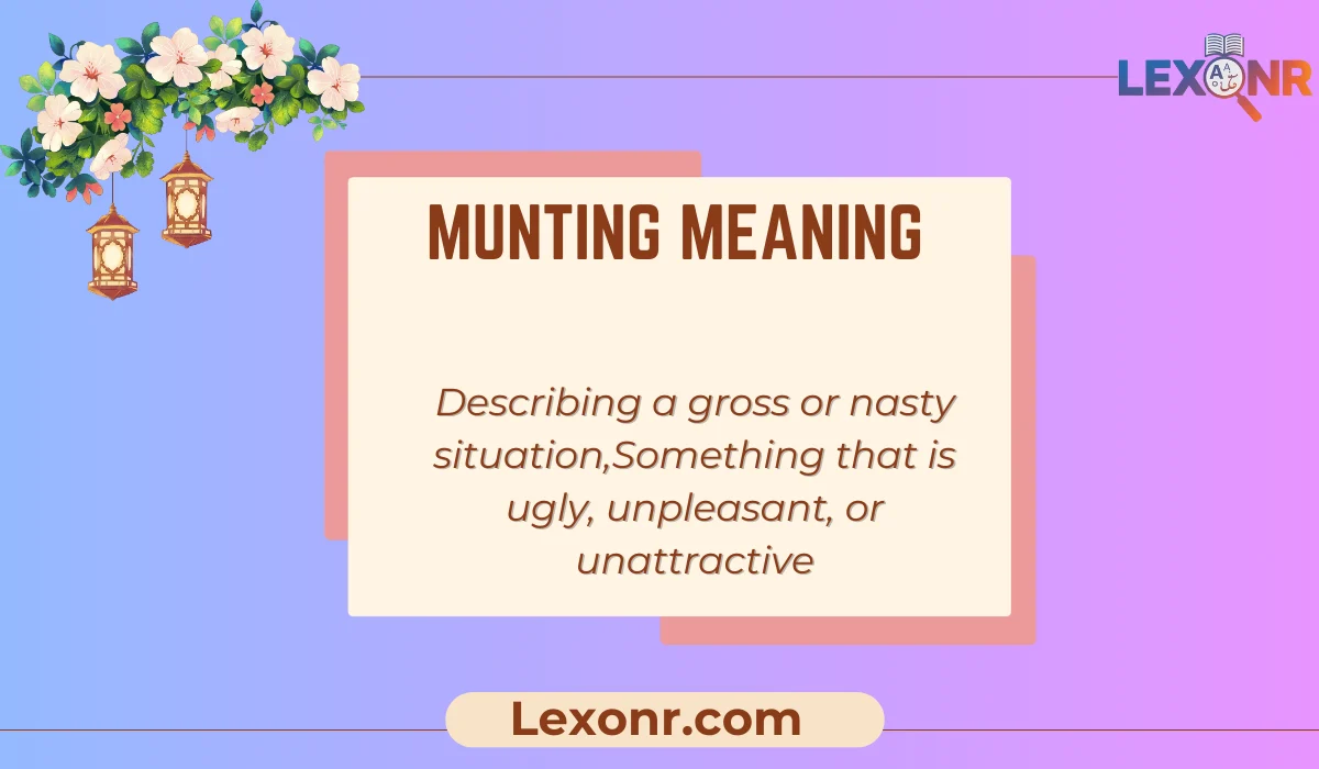 Munting Meaning