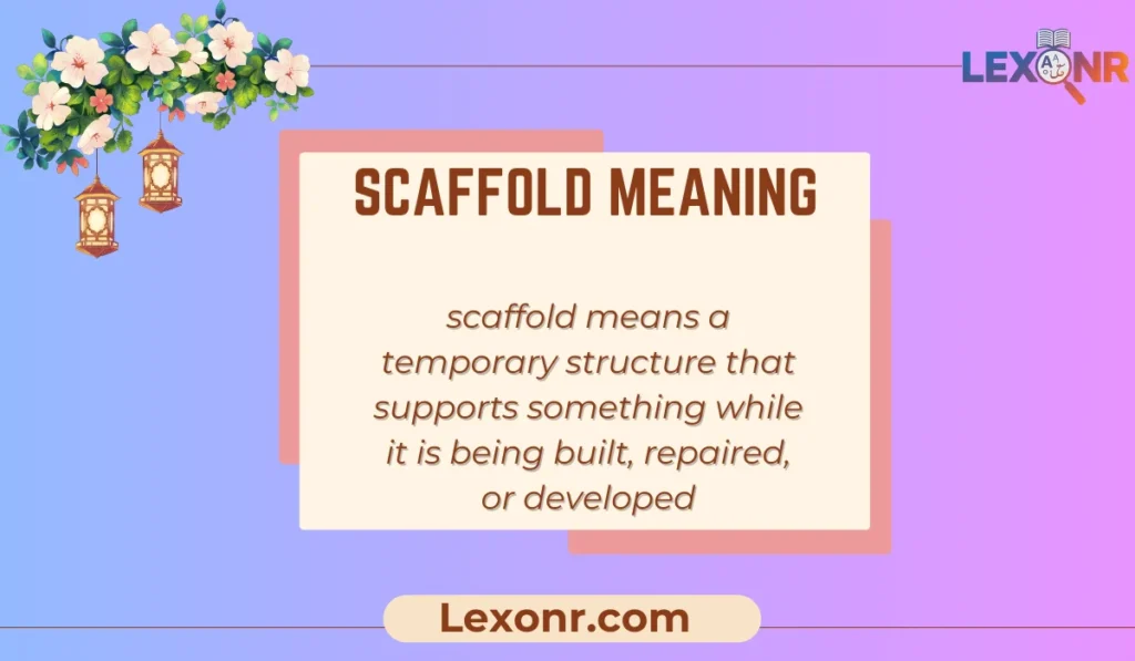 Scaffold Meaning