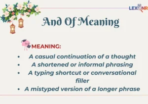 And Of Meaning