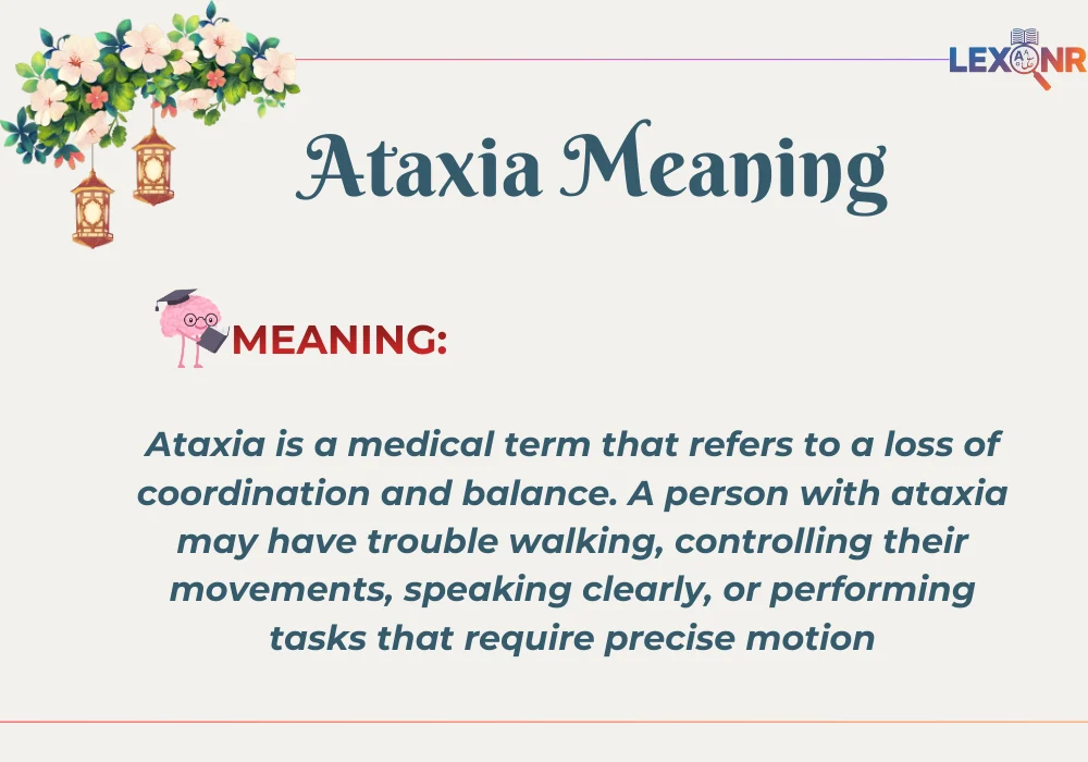 Ataxia Meaning