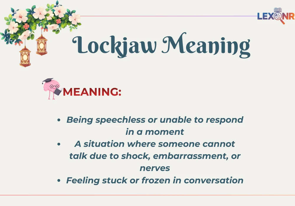 Lockjaw Meaning