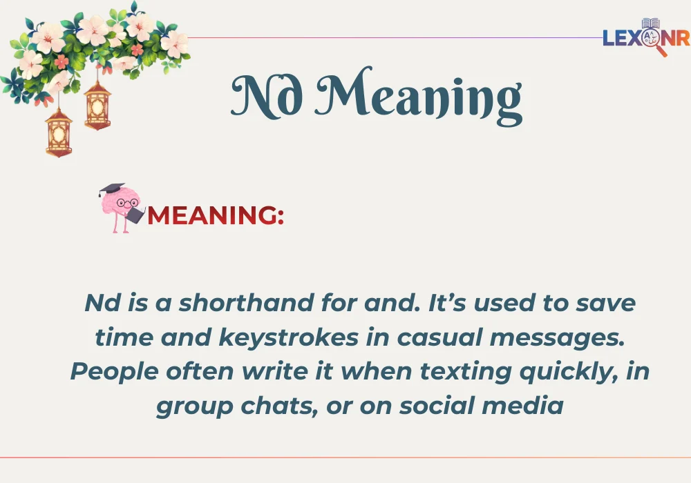 Nd Meaning