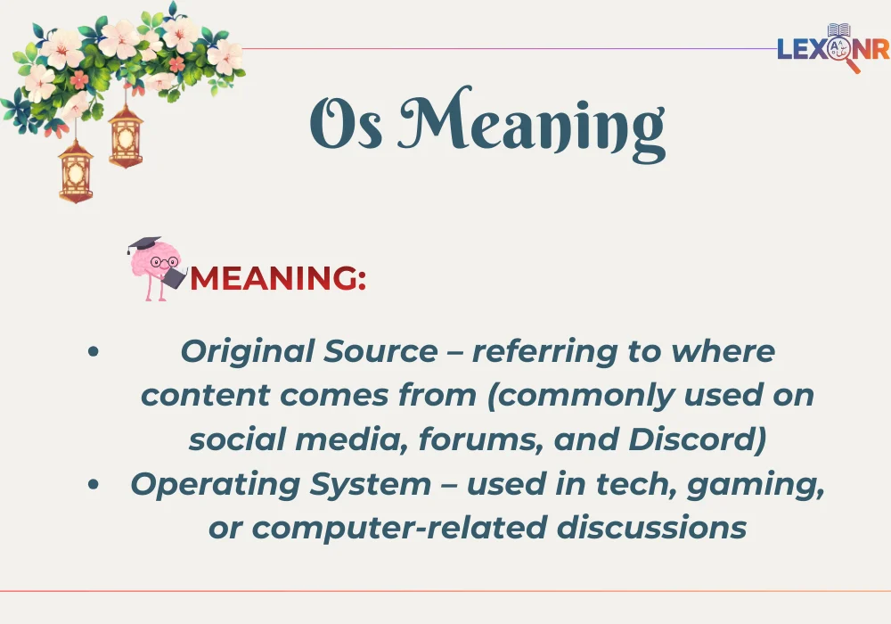 Os Meaning