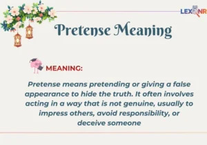 Pretense Meaning