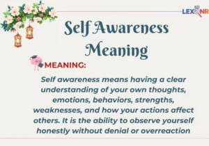 Self Awareness Meaning