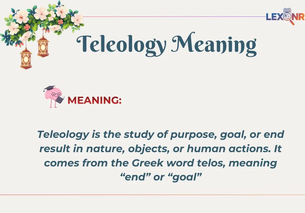 Teleology Meaning