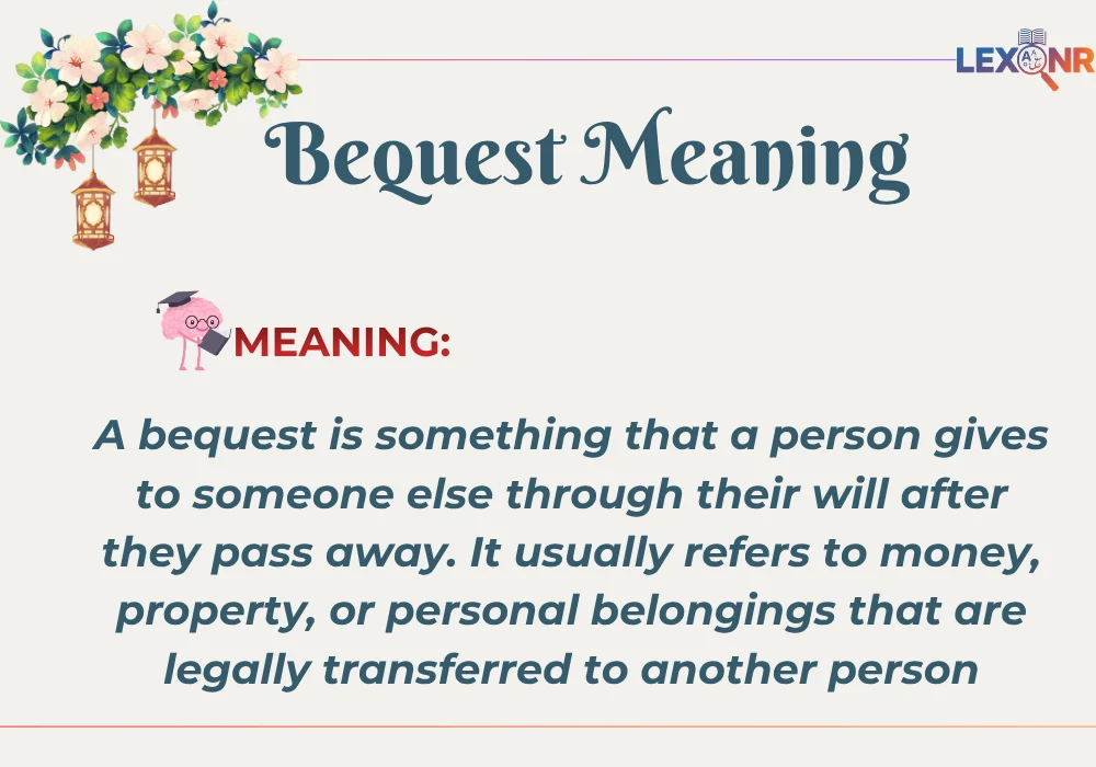 Bequest Meaning