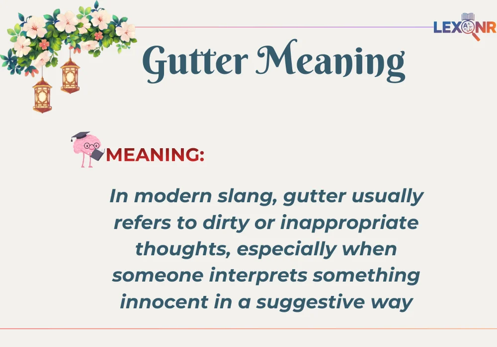 Gutter Meaning