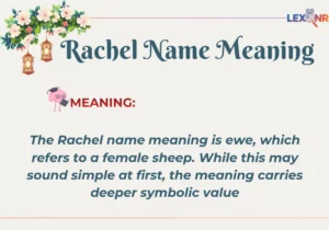 Rachel Name Meaning