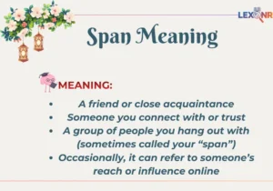 Span Meaning