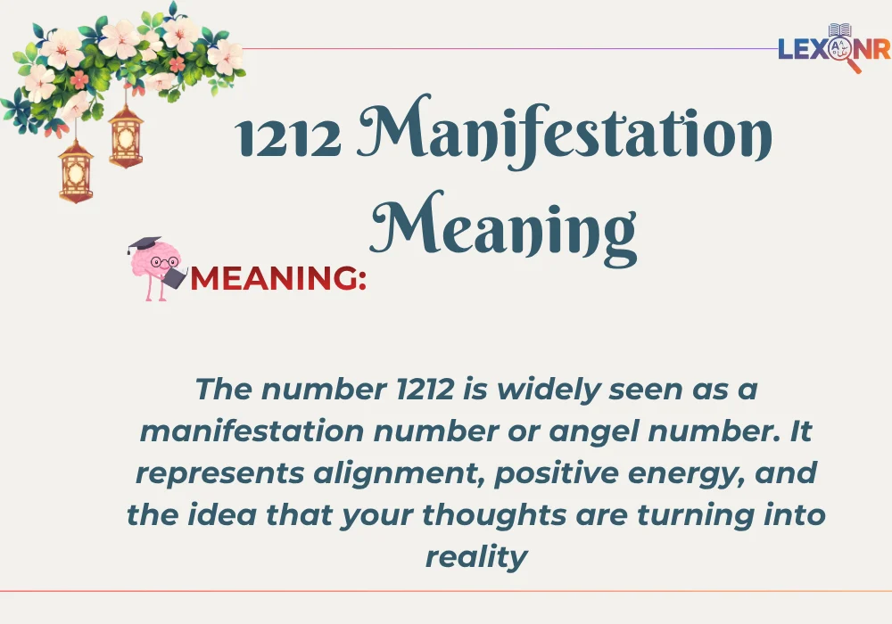 1212 Manifestation Meaning