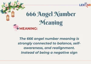 666 Angel Number Meaning