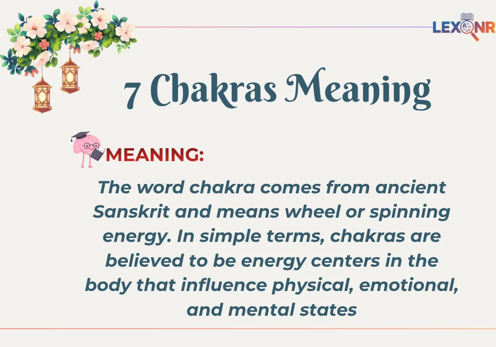 7 Chakras Meaning
