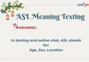 ASL Meaning Texting