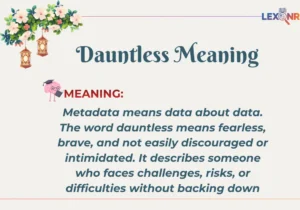 Dauntless Meaning