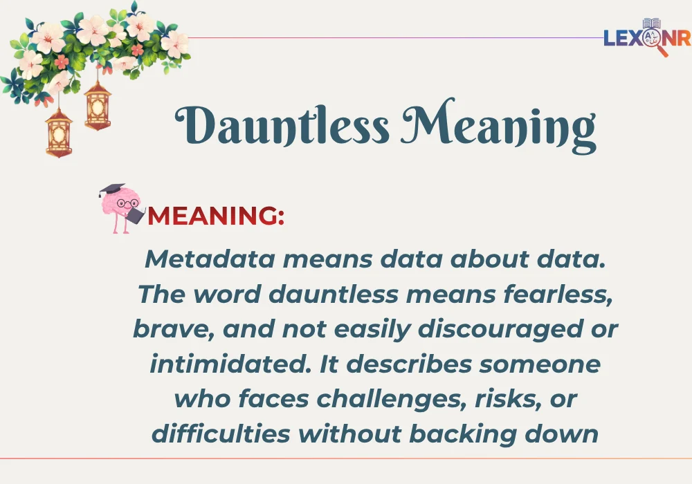 Dauntless Meaning