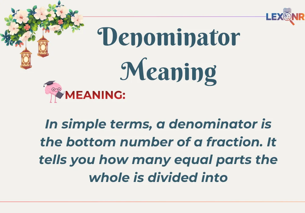 Denominator Meaning