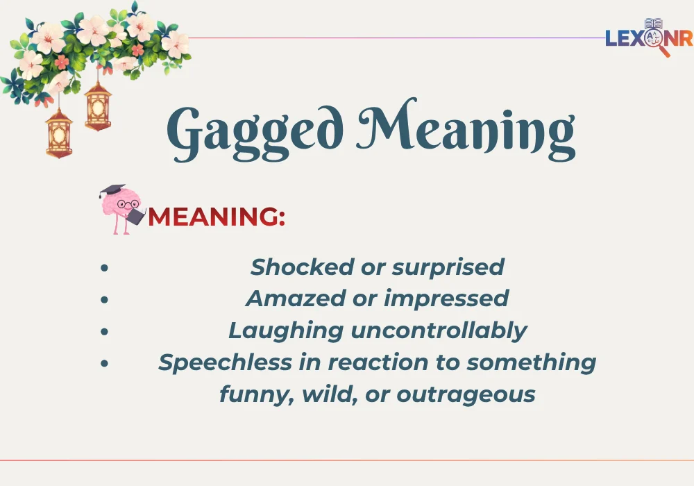 Gagged Meaning