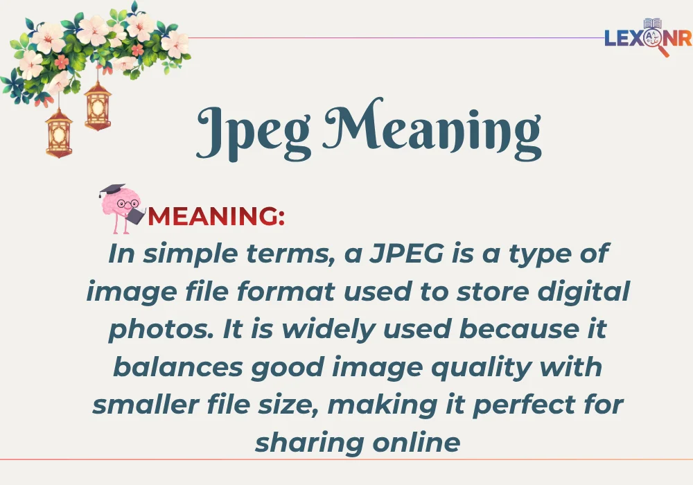Jpeg Meaning