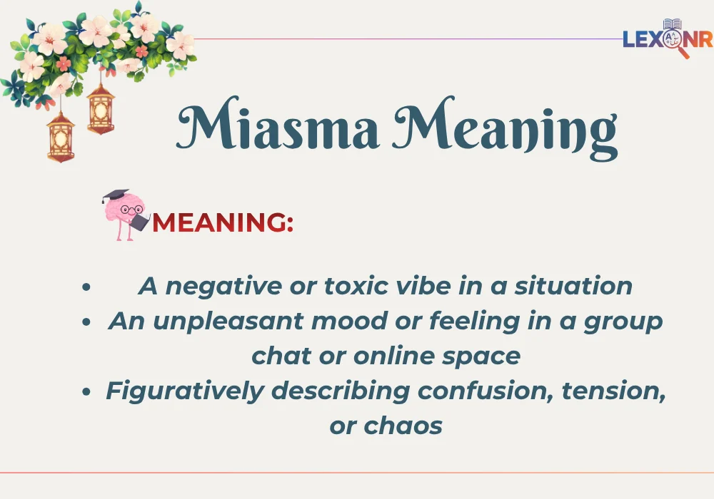 Miasma Meaning