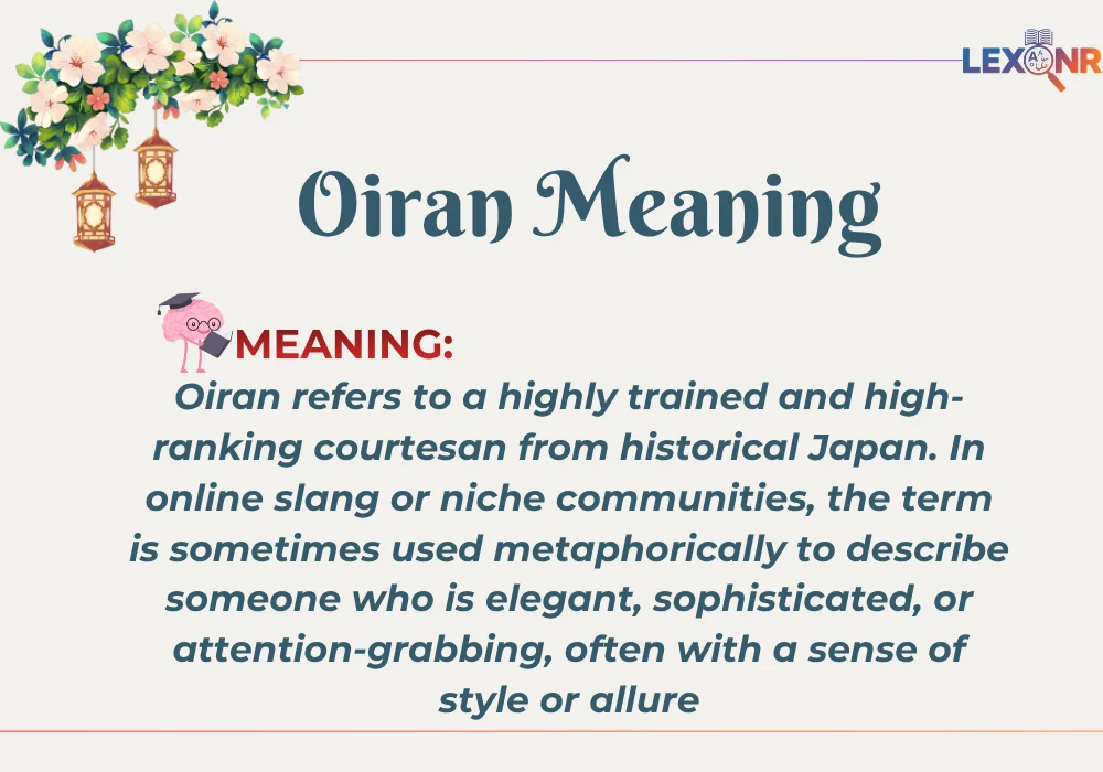 Oiran Meaning