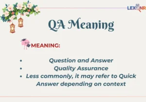 QA Meaning