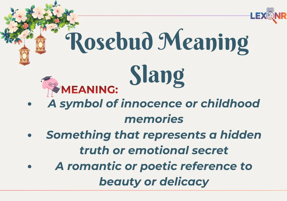 Rosebud Meaning Slang