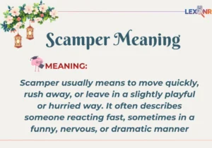 Scamper Meaning