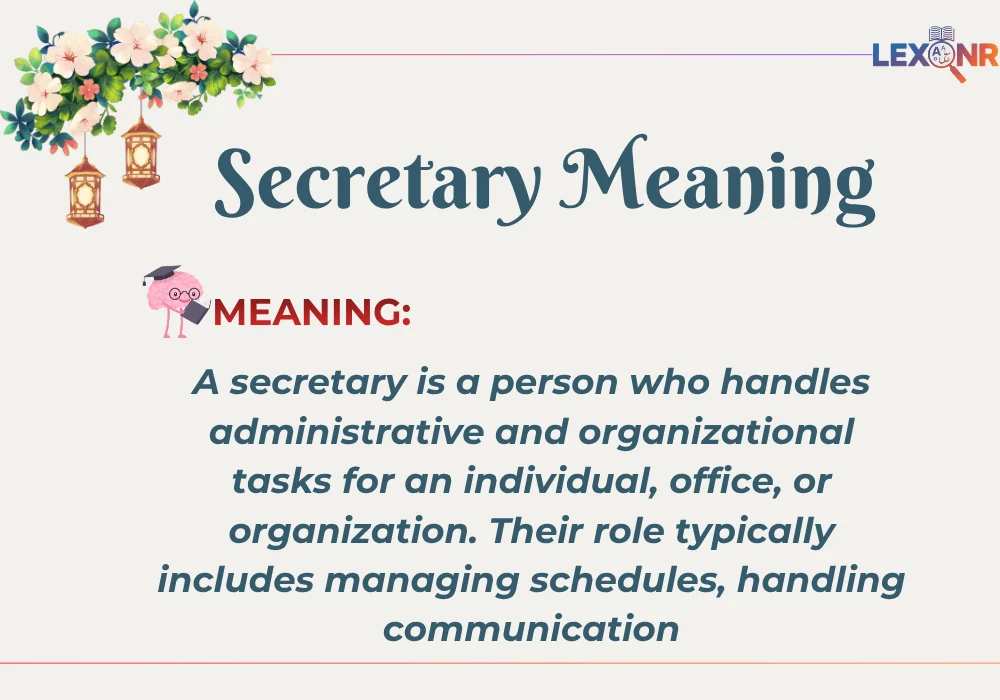 Secretary Meaning