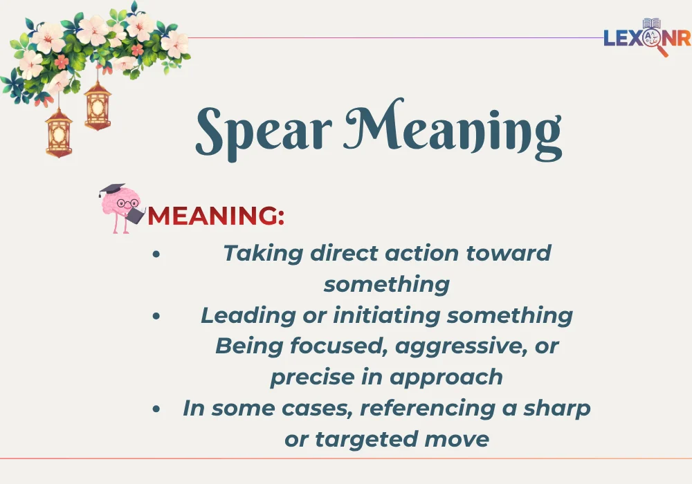 Spear Meaning