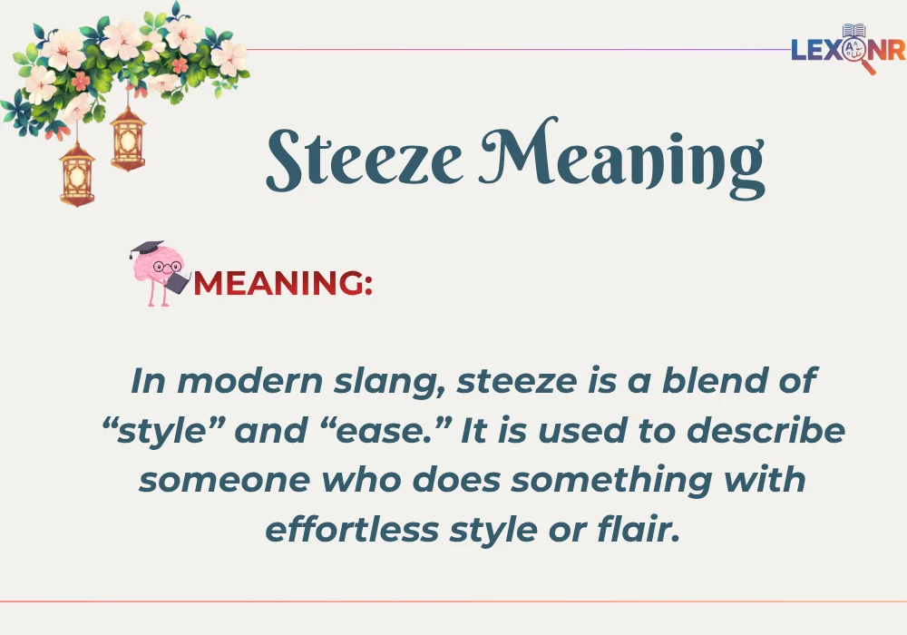 Steeze Meaning