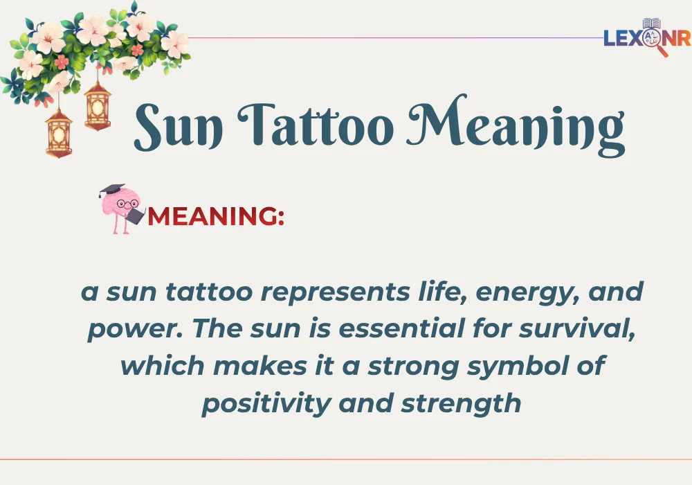 Sun Tattoo Meaning