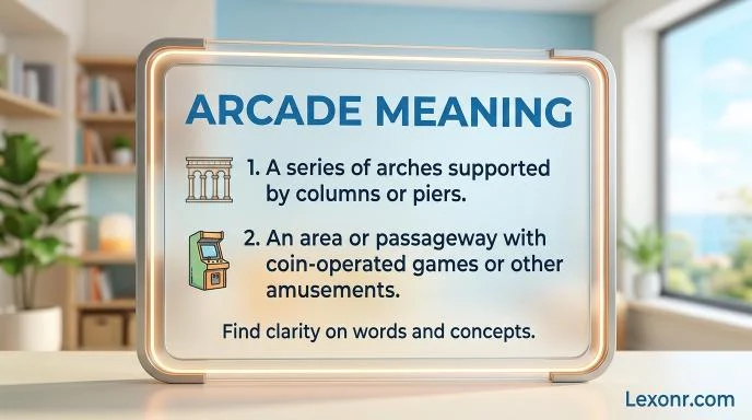 Arcade Meaning
