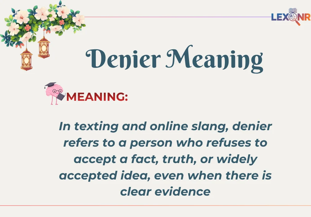 Denier Meaning