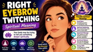 Right Eyebrow Twitching Spiritual Meaning