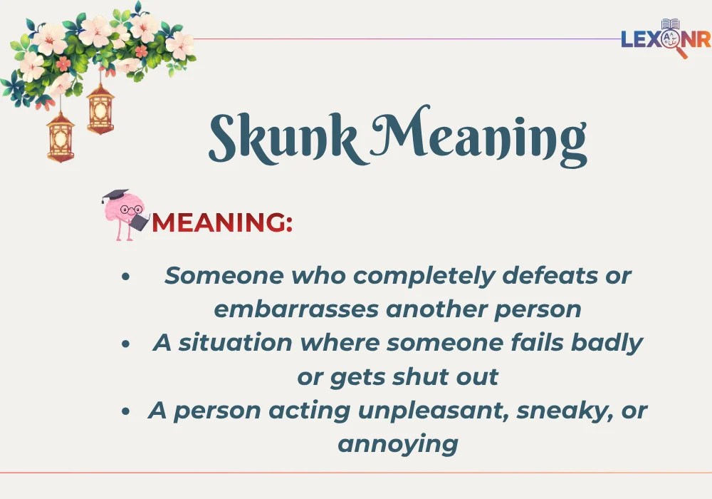 Skunk Meaning