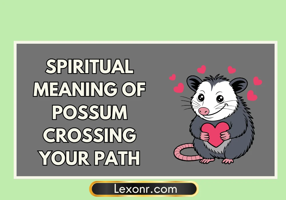 Spiritual Meaning Of Possum Crossing Your Path