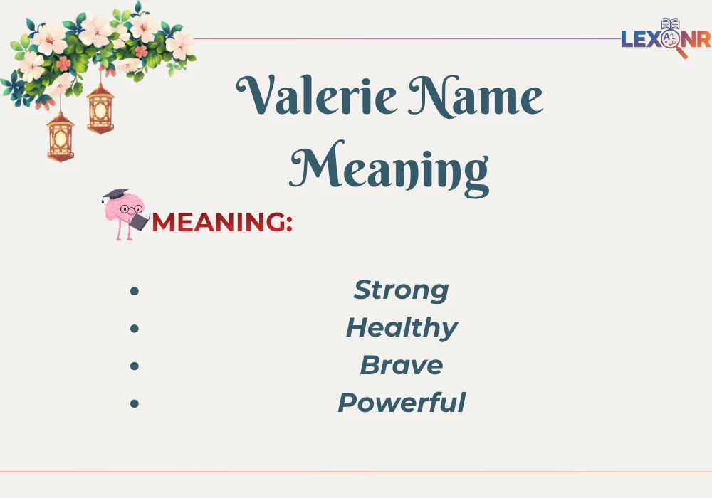 Valerie Name Meaning
