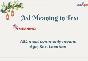 Asl Meaning in Text