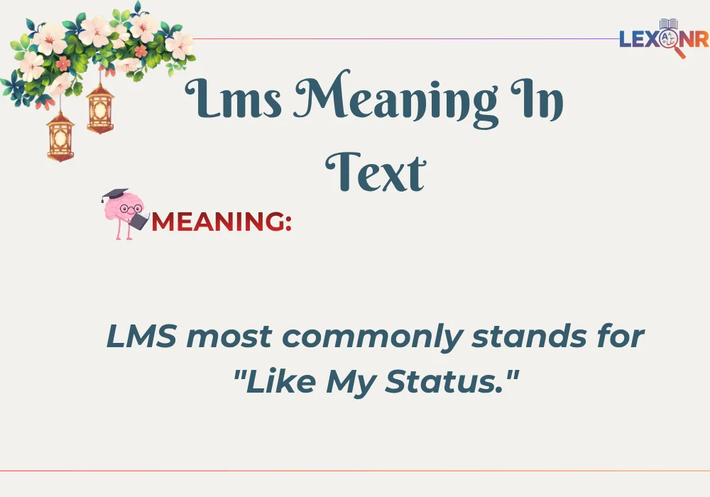 Lms Meaning In Text