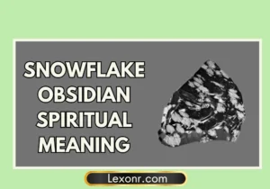 Snowflake Obsidian Spiritual Meaning
