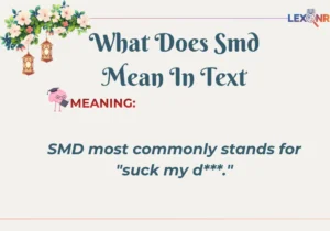 What Does Smd Mean In Text
